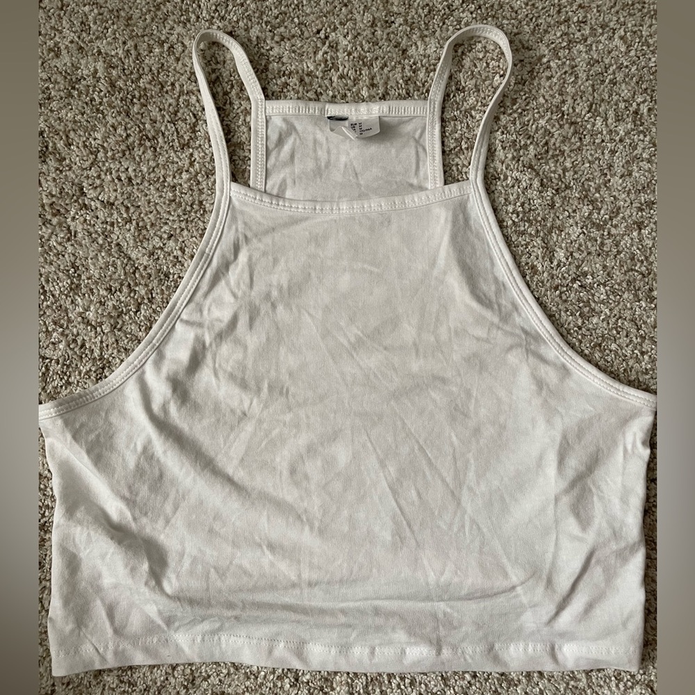 H&M white tank top - M